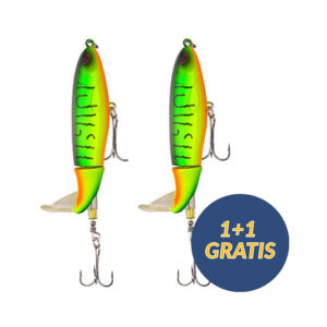 BaitFish, momeală artificială realistă cu o coadă rotativă 1+1 GRATIS